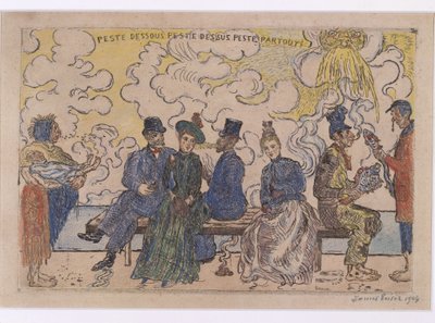 Zkáza dole, zkáza nahoře, zkáza všude od James Ensor