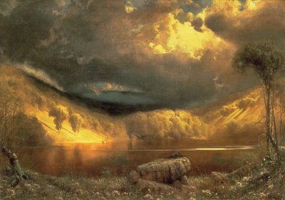 Bouřlivé nebe nad Echo Lake, Bílé hory od James Fairman