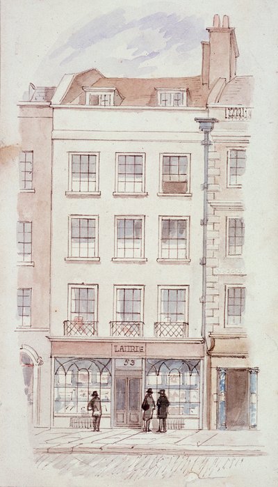 Prostory Laurie, Fleet Street, Londýn, c1820 od James Findlay