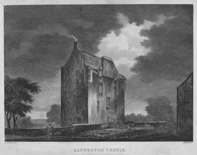Hrad Laureston, 1804 od James Fittler
