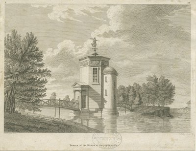 Shugborough - Temple of the Winds: rytina a [konec 18. století] (tisk) od James Fittler