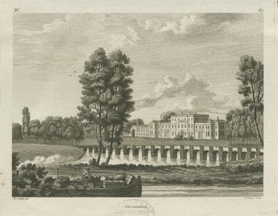 Shugborough Hall: rytina, nd [c 1782] (tisk) od James Fittler