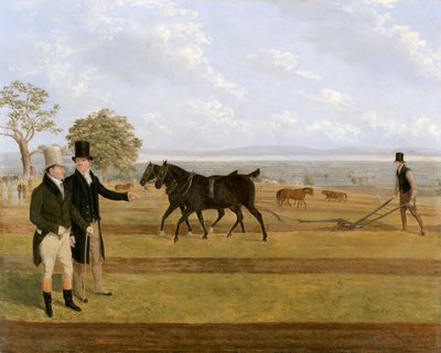„Sir Charles Morgan, 1760-1846 na Castletonské soutěži v orbě“, 1845 od James Flewitt Mullock