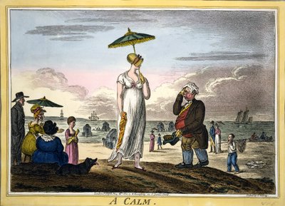 Klid, hospoda. H Humphrey, Londýn, 1810 (ručně kolorovaná rytina) od James Gillray