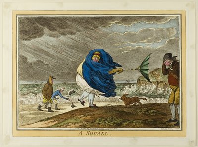 Přívalová vlna od James Gillray