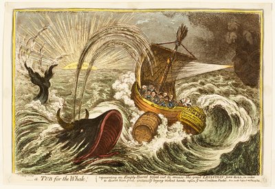 Vana pro velrybu! od James Gillray
