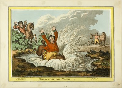 Příchod na smrt od James Gillray