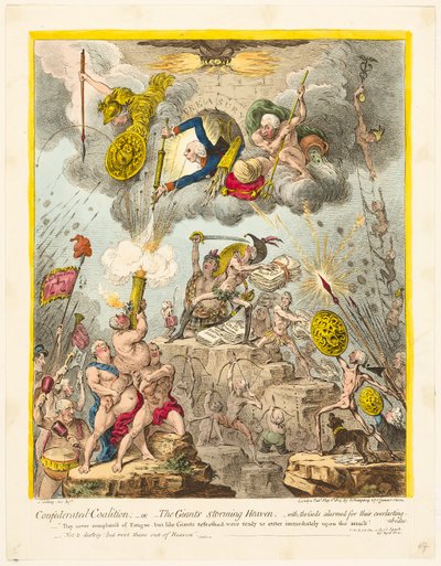Konfederovaná koalice od James Gillray