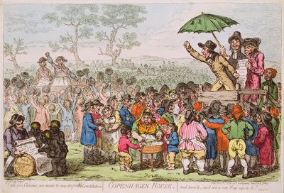 Copenhagen House pub. od H. Humphrey, 1795 (tisk) od James Gillray