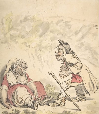 Cymon a Ifigenie, 1796. od James Gillray
