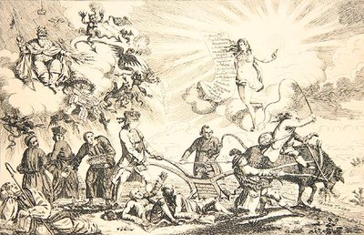 Církevní a politický, Stát národa od James Gillray