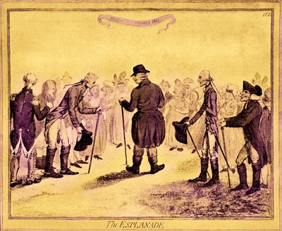Jiří III - karikatura od James Gillray