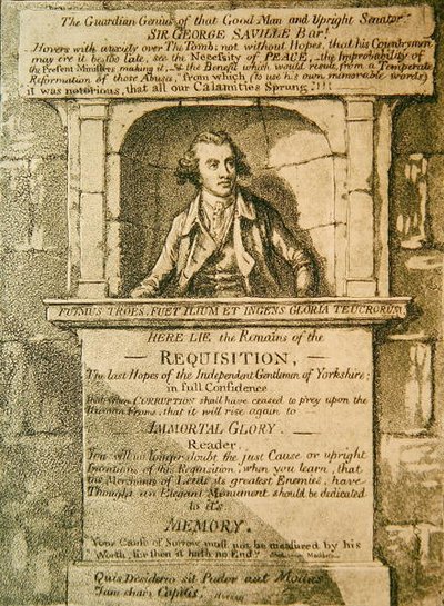 Zde leží pozůstatky rekvizice od James Gillray