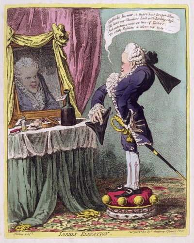 Panská elevace, hospoda. od Hannah Humphrey, 1802 od James Gillray