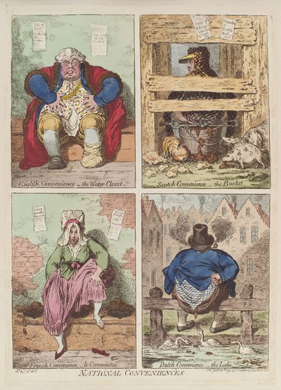 Národní vymoženosti, 1769 od James Gillray