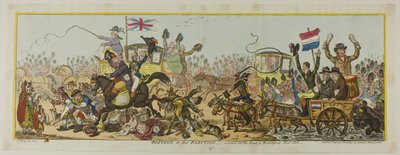 Vysílání k volbám od James Gillray