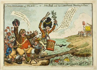 Předpoklady míru od James Gillray