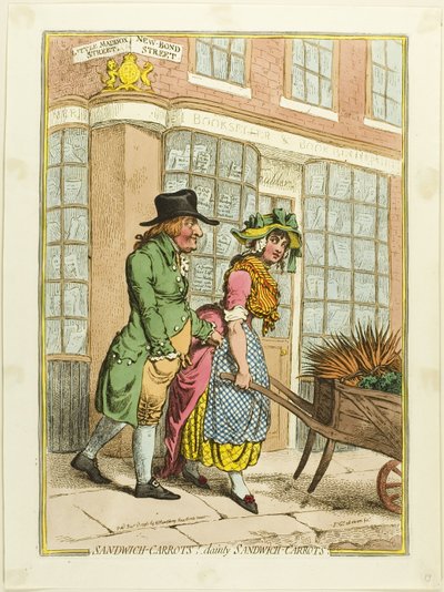 Sendvičové mrkve!-Dainty Sendvičové mrkve od James Gillray