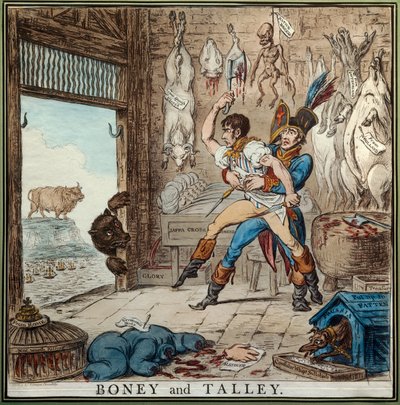 Talleyrand a Bonaparte od James Gillray
