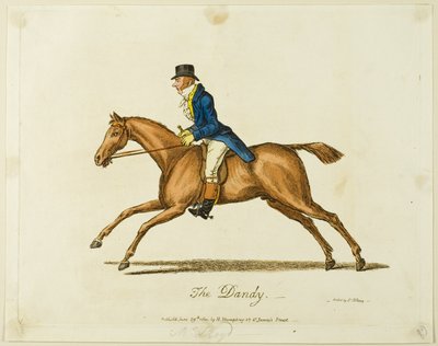 Dandy od James Gillray