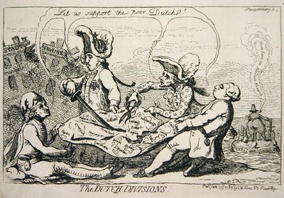 Nizozemské divize od James Gillray