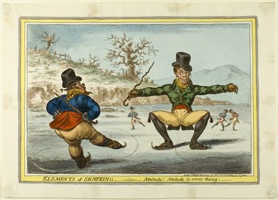 Prvky bruslení: Postoj je všechno od James Gillray