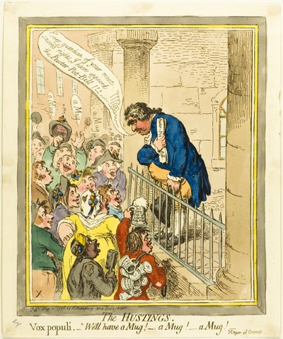 Předvolební akce od James Gillray