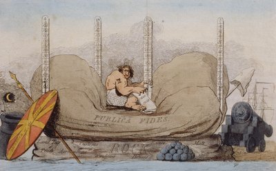 Incubus 1784 (ručně kolorovaný lept) od James Gillray