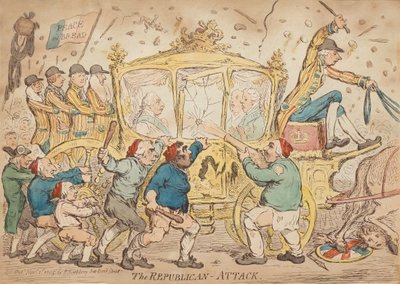 Republikánský útok od James Gillray