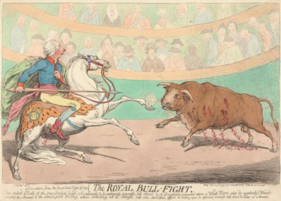Královská korida od James Gillray