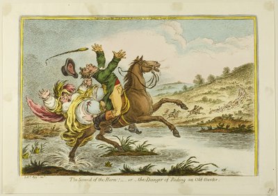 Zvuk rohu od James Gillray