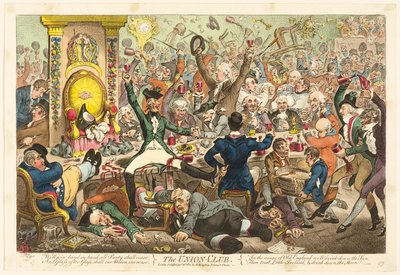 Svazový klub od James Gillray