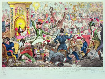 Svazový klub od James Gillray