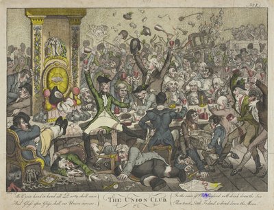 Union Club od James Gillray