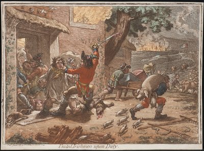 United Irishmen upon Duty od James Gillray