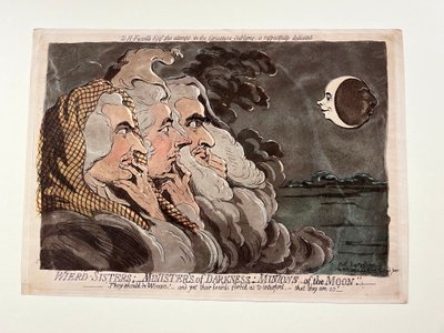 Podivné sestry; Služebnice temnoty; Služebnice Měsíce od James Gillray