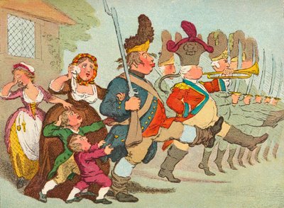 John Bull jde do válek, 18. století, 1902 od James Gilray