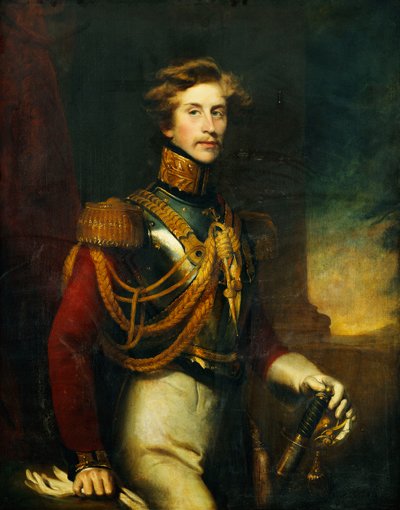 Portrét Arthura Vansittarta, tříčtvrteční, v uniformě plavčíků, od James Godsell Middleton