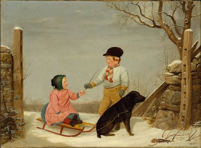 Jízda na saních od James Goodwyn Clonney