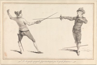 Španělské gardy, postava A napadena francouzskou gardou od James Gwin