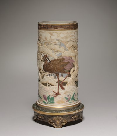 Váza, výrobce Worcester Porcelain Factory, 1873 od James Hadley