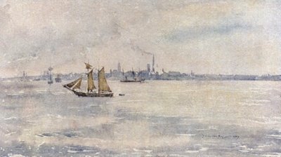Birkenhead z řeky od James Hamilton Hay