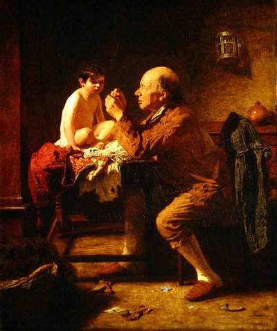 Stitch in Time od James Hayllar
