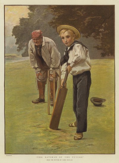 The Batsman of the Future (chromolitho) od James Hayllar