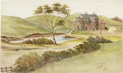 Hedworth Dene (akvarel a tělová barva a inkoust na papíře) od James Henry Cleet