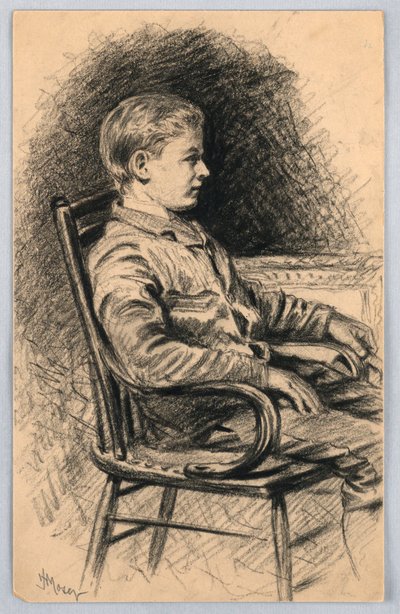 Portrét chlapce od James Henry Moser