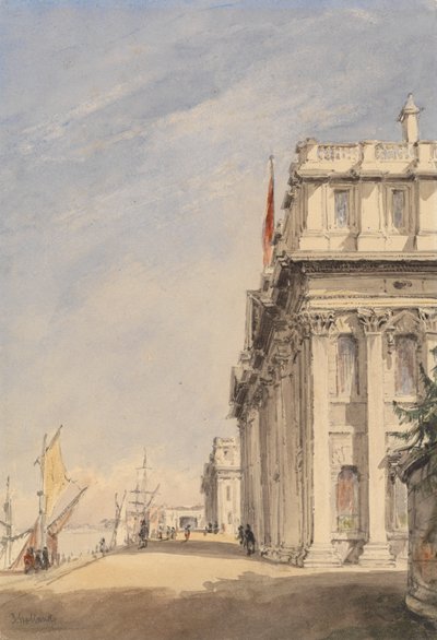 Fasáda Royal Naval College, Greenwich od James Holland