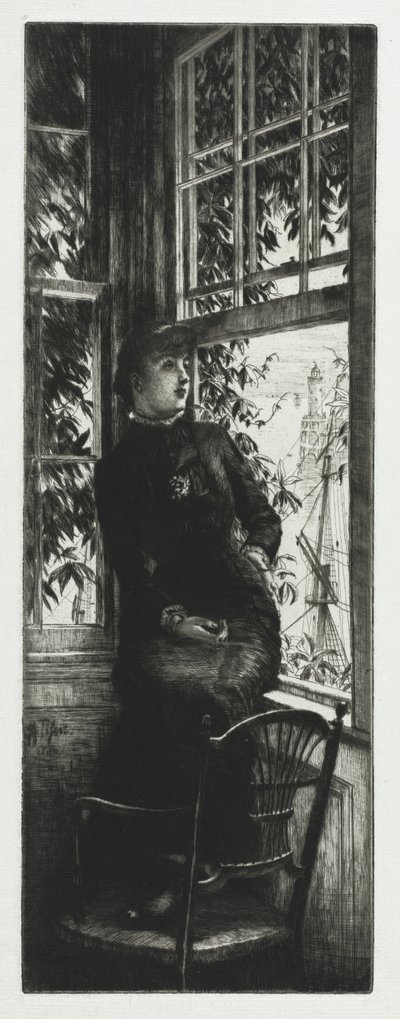 Na pobřeží, 1880. od James Jacques Joseph Tissot