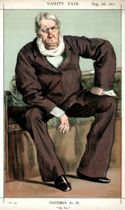 Big Ben George Bentinck , britský politik, 1871. od James Jacques Joseph Tissot