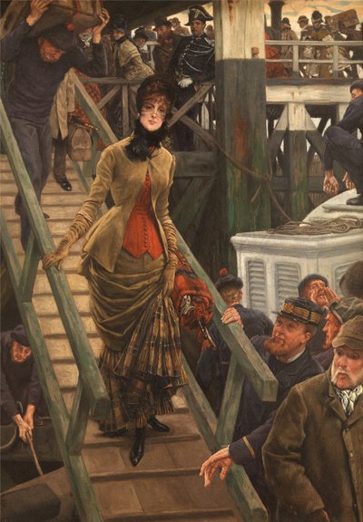 Nalodění v Calais od James Jacques Joseph Tissot